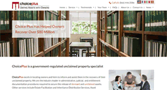 Desktop Screenshot of choiceplusllc.com