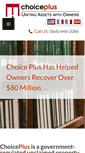 Mobile Screenshot of choiceplusllc.com